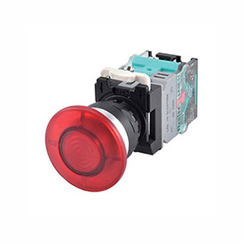 自复带灯蘑菇钮 自锁带灯蘑菇钮